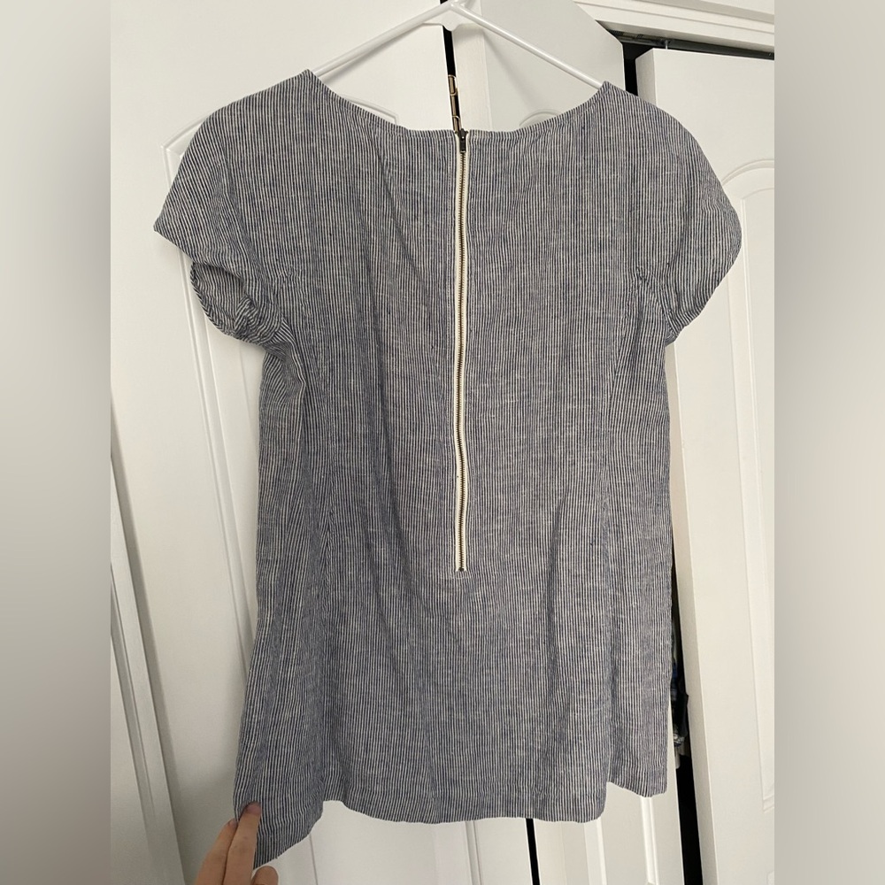 Striped Blue Top - Picture 2 of 4